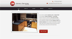 Desktop Screenshot of jbjoineryservices.com